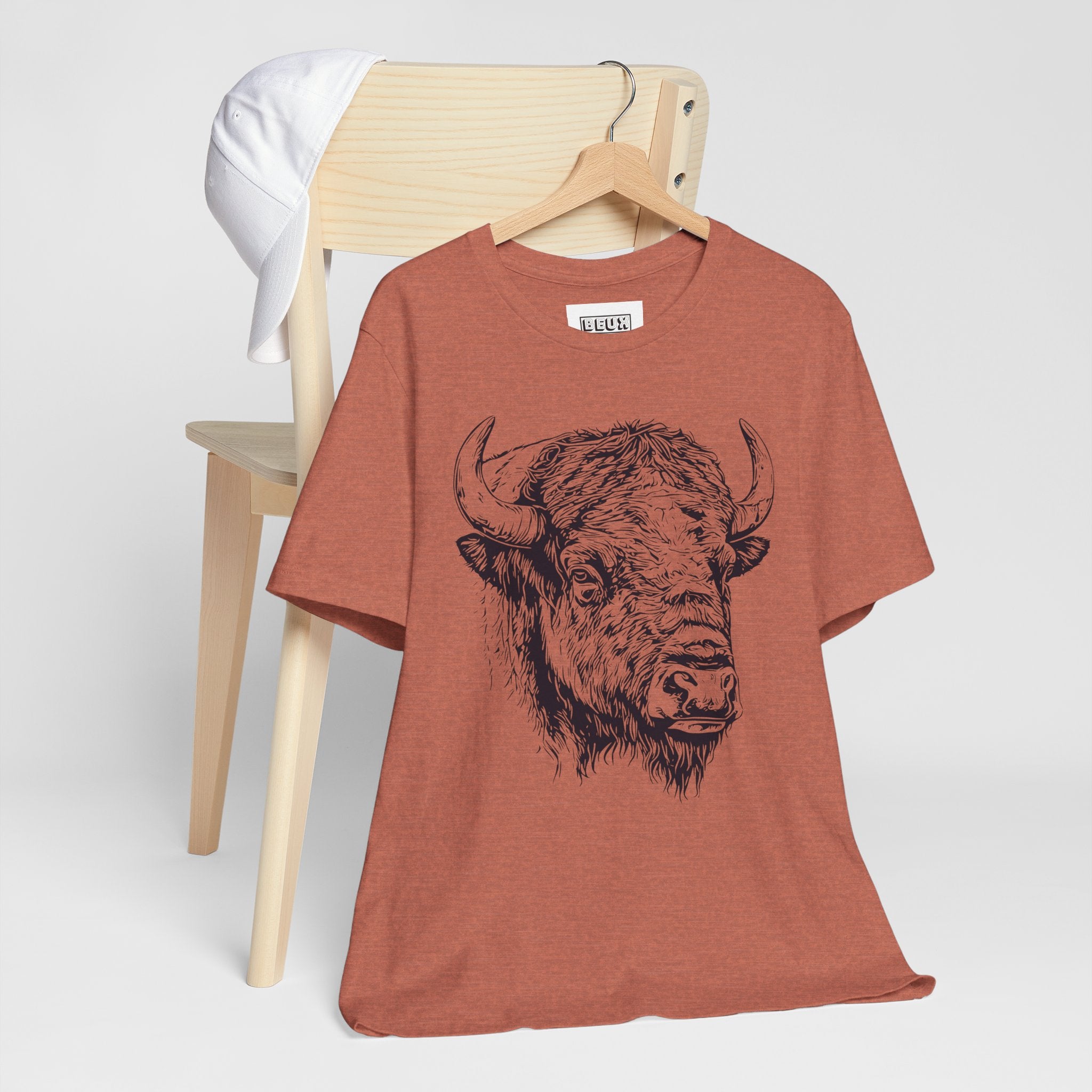 Yellowstone Bison Retro Tee | Vintage Wildlife Adventure Shirt