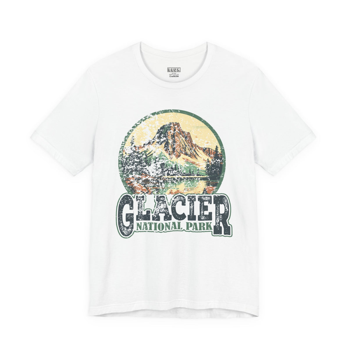 Glacier National Park Retro Tee | Vintage Montana Nature Shirt