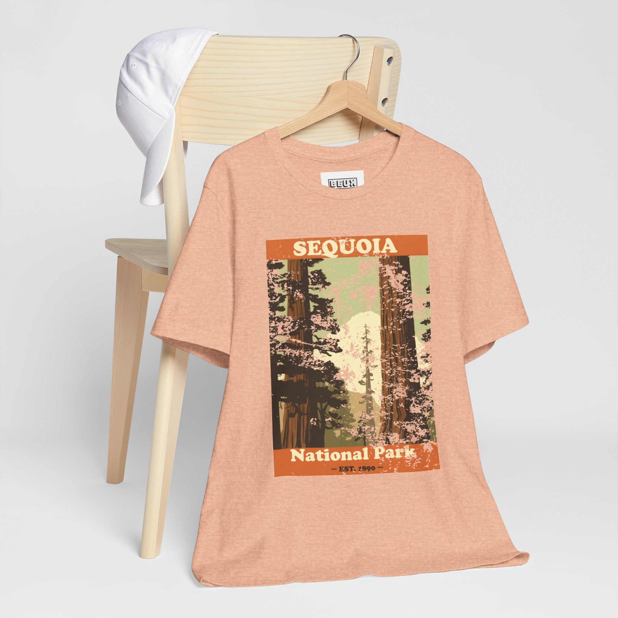 Sequoia National Park Retro Tee | Vintage Giant Trees Adventure Shirt