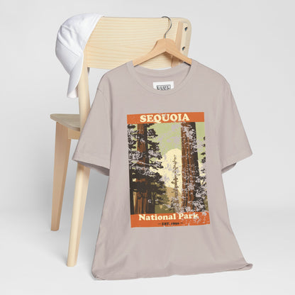 Sequoia National Park Retro Tee | Vintage Giant Trees Adventure Shirt