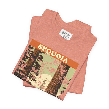 Sequoia National Park Retro Tee | Vintage Giant Trees Adventure Shirt