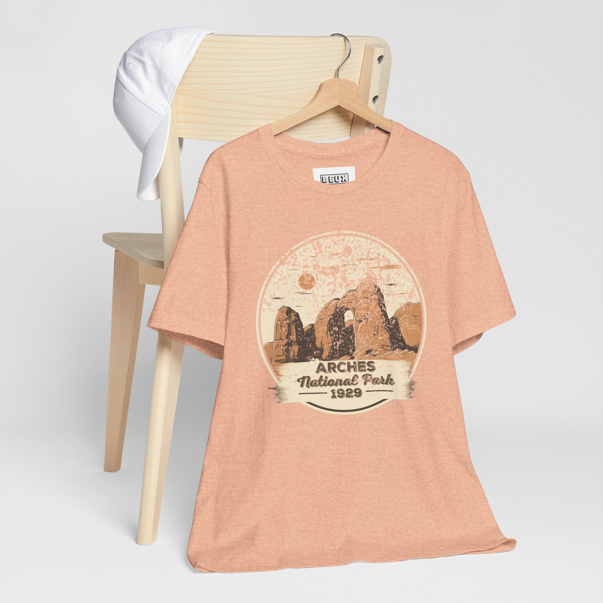 Arches National Park Retro Tee | Vintage Utah Red Rock Adventure Shirt