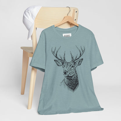 Yosemite Mule Deer Retro Tee | Vintage Wilderness Adventure Shirt