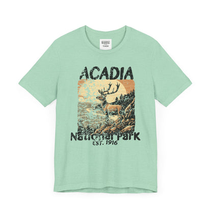 Acadia National Park Retro Tee | Vintage Maine Outdoor Shirt