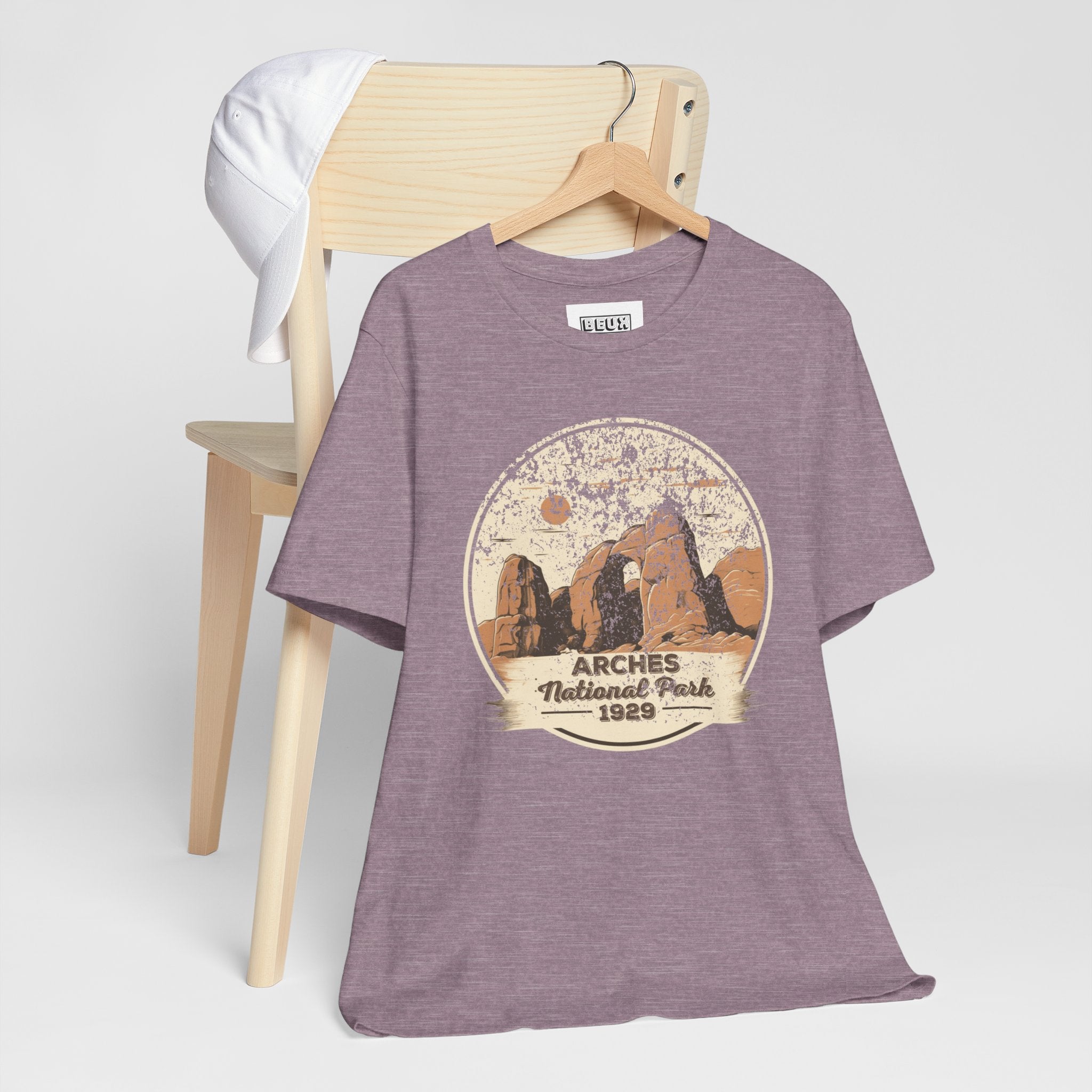 Arches National Park Retro Tee | Vintage Utah Red Rock Adventure Shirt