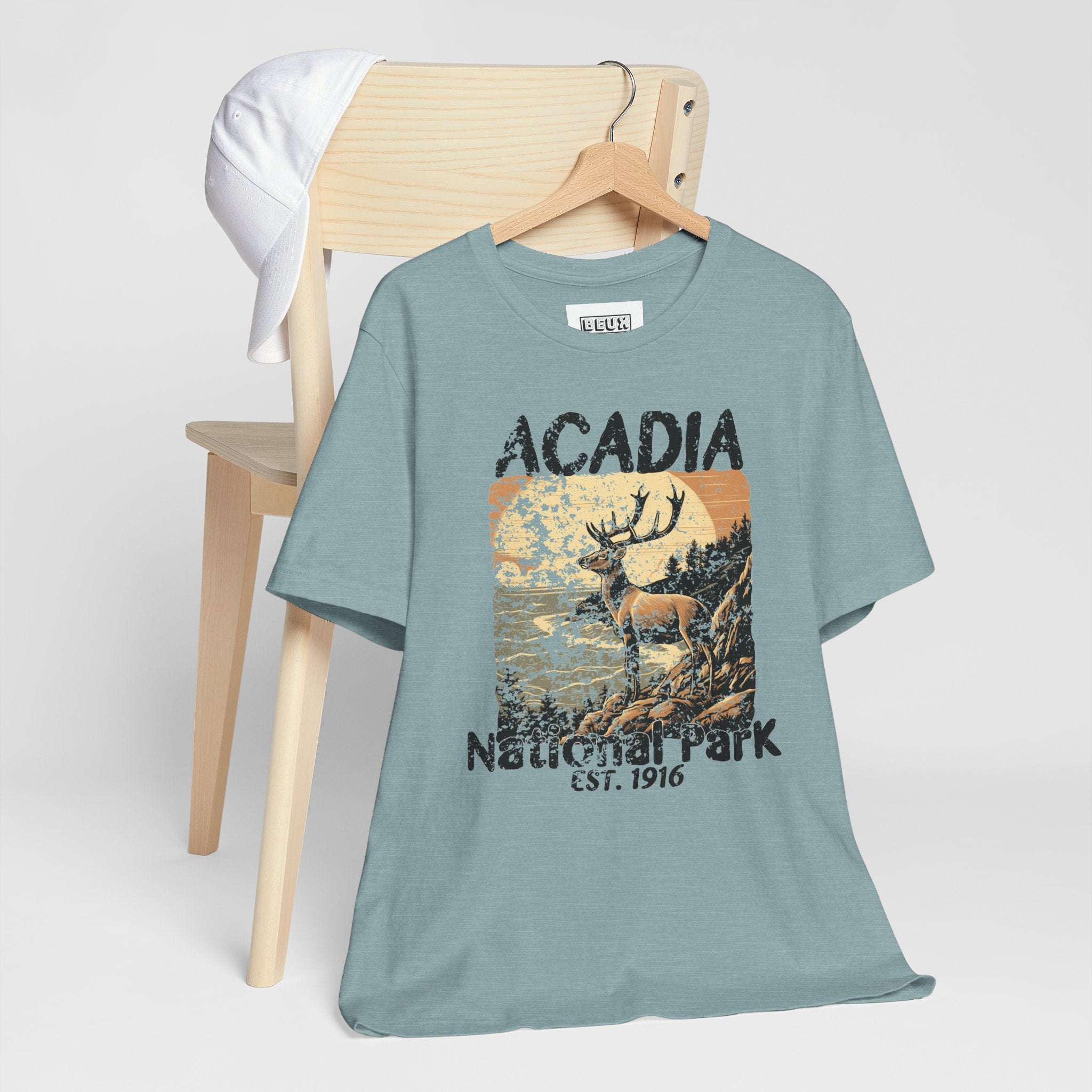 Acadia National Park Retro Tee | Vintage Maine Outdoor Shirt