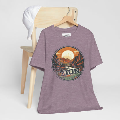 Zion National Park Retro Tee | Vintage Utah Adventure Shirt