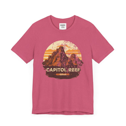 Capitol Reef National Park Retro Tee | Vintage Utah Desert Adventure Shirt