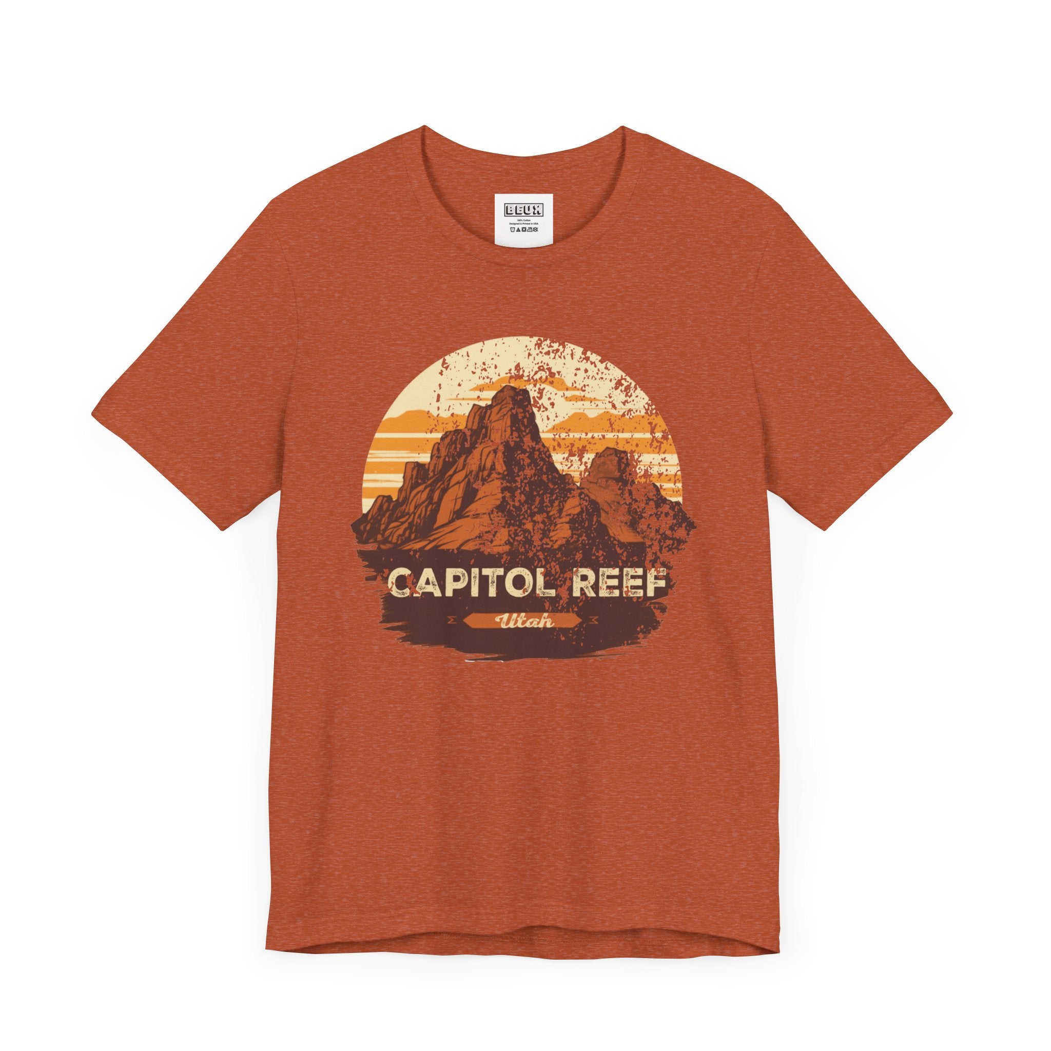 Capitol Reef National Park Retro Tee | Vintage Utah Desert Adventure Shirt