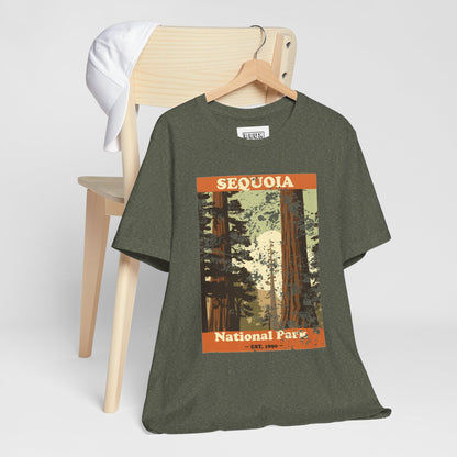 Sequoia National Park Retro Tee | Vintage Giant Trees Adventure Shirt