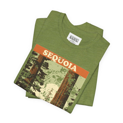 Sequoia National Park Retro Tee | Vintage Giant Trees Adventure Shirt