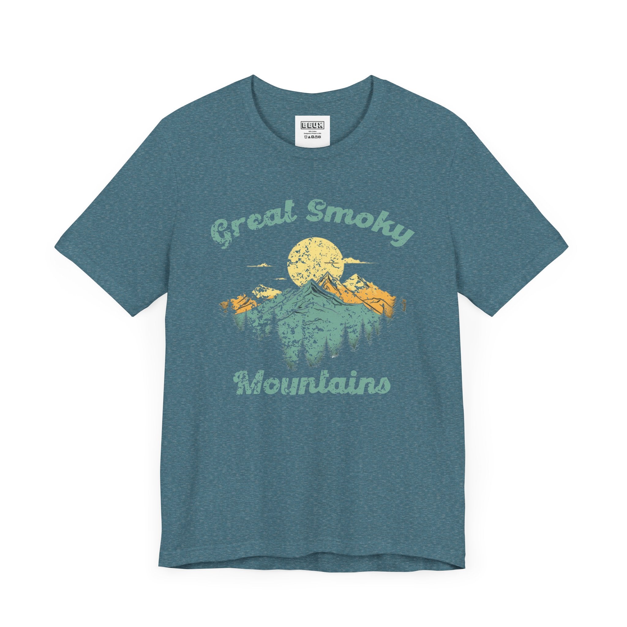 Great Smoky Mountains Retro Tee | Vintage Appalachian Adventure Shirt