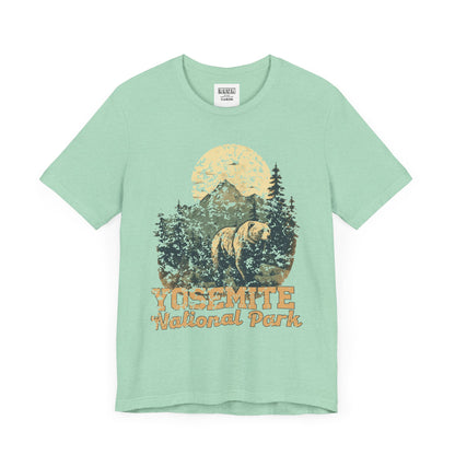 Yosemite National Park Retro Tee | Vintage Half Dome & Waterfalls Shirt