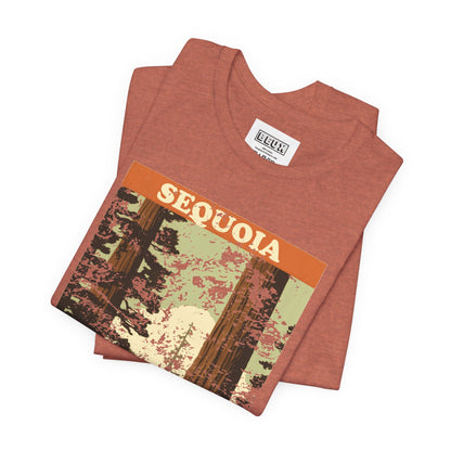 Sequoia National Park Retro Tee | Vintage Giant Trees Adventure Shirt