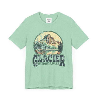 Glacier National Park Retro Tee | Vintage Montana Nature Shirt