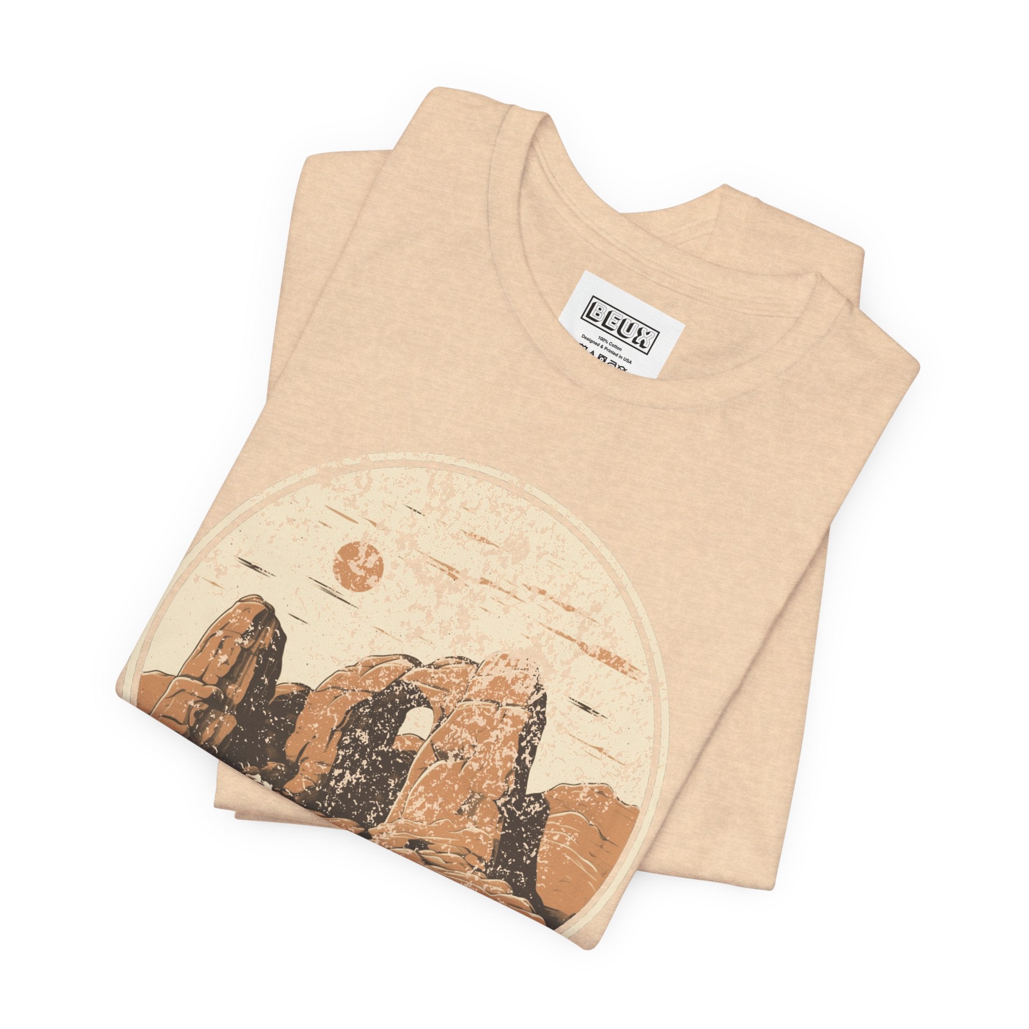 Arches National Park Retro Tee | Vintage Utah Red Rock Adventure Shirt