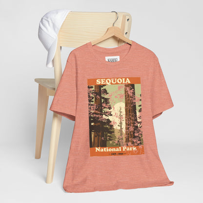 Sequoia National Park Retro Tee | Vintage Giant Trees Adventure Shirt