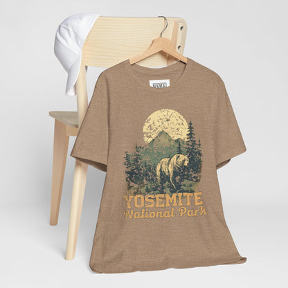 Yosemite National Park Retro Tee | Vintage Half Dome & Waterfalls Shirt