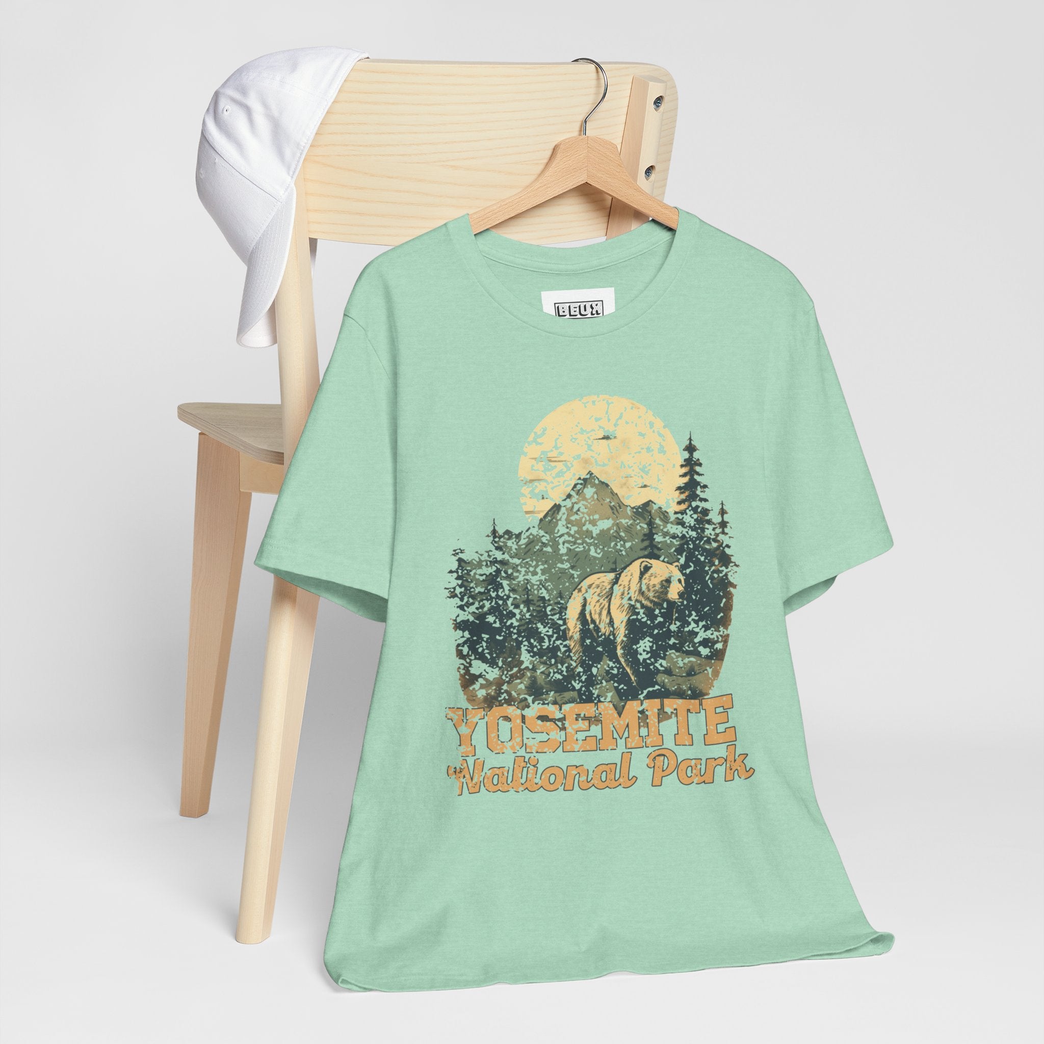 Yosemite National Park Retro Tee | Vintage Half Dome & Waterfalls Shirt