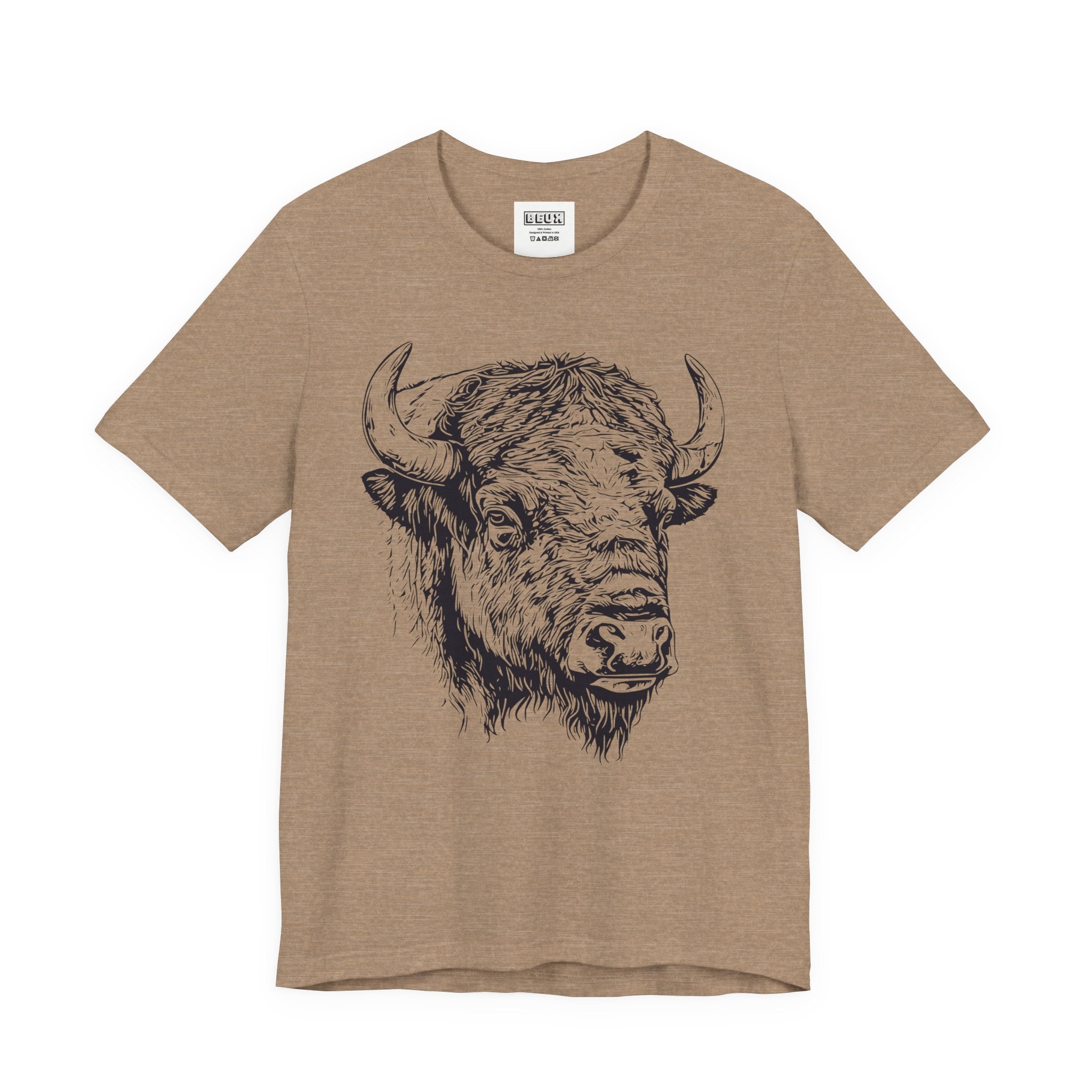Yellowstone Bison Retro Tee | Vintage Wildlife Adventure Shirt