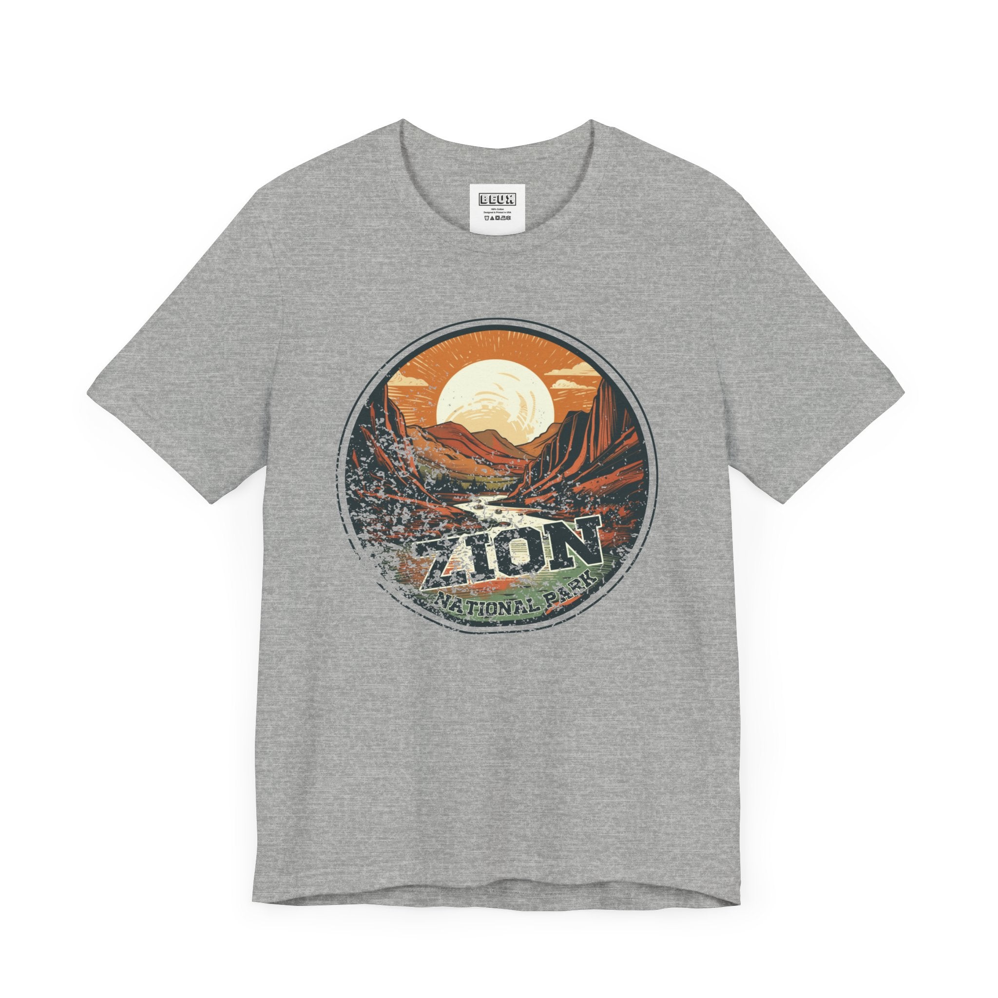 Zion National Park Retro Tee | Vintage Utah Adventure Shirt