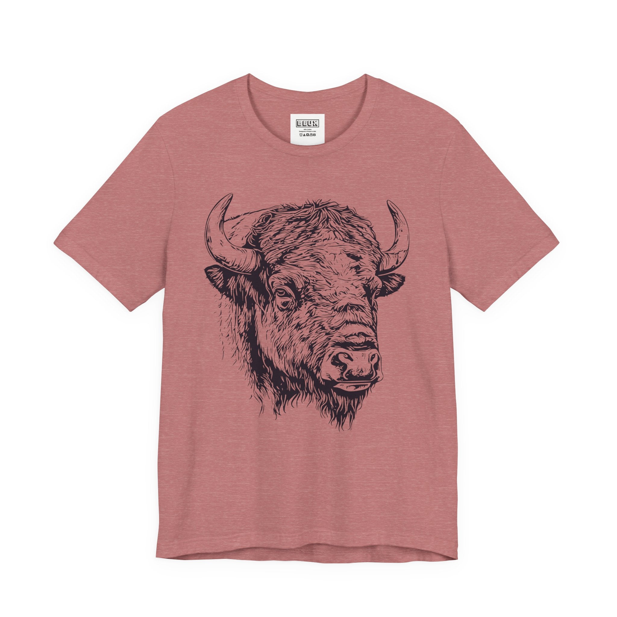 Yellowstone Bison Retro Tee | Vintage Wildlife Adventure Shirt