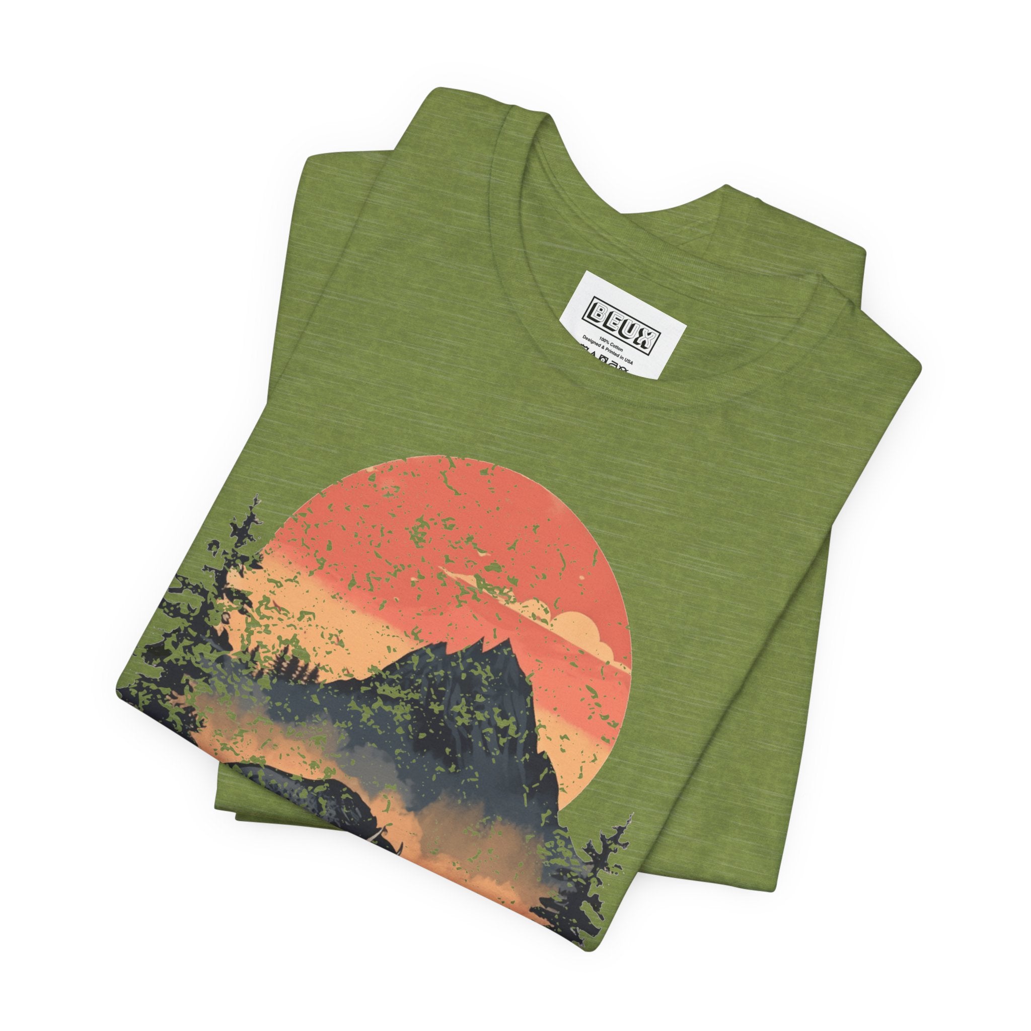 Yellowstone National Park Retro Tee | Vintage Geysers & Wildlife Shirt