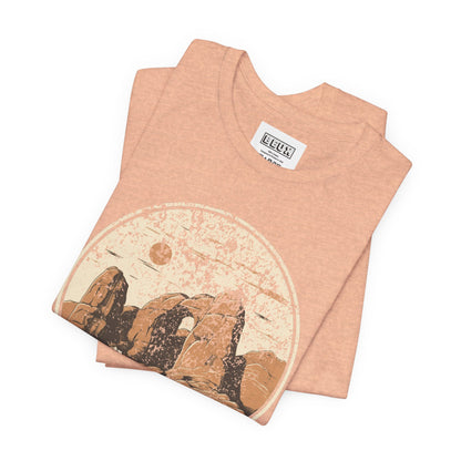 Arches National Park Retro Tee | Vintage Utah Red Rock Adventure Shirt