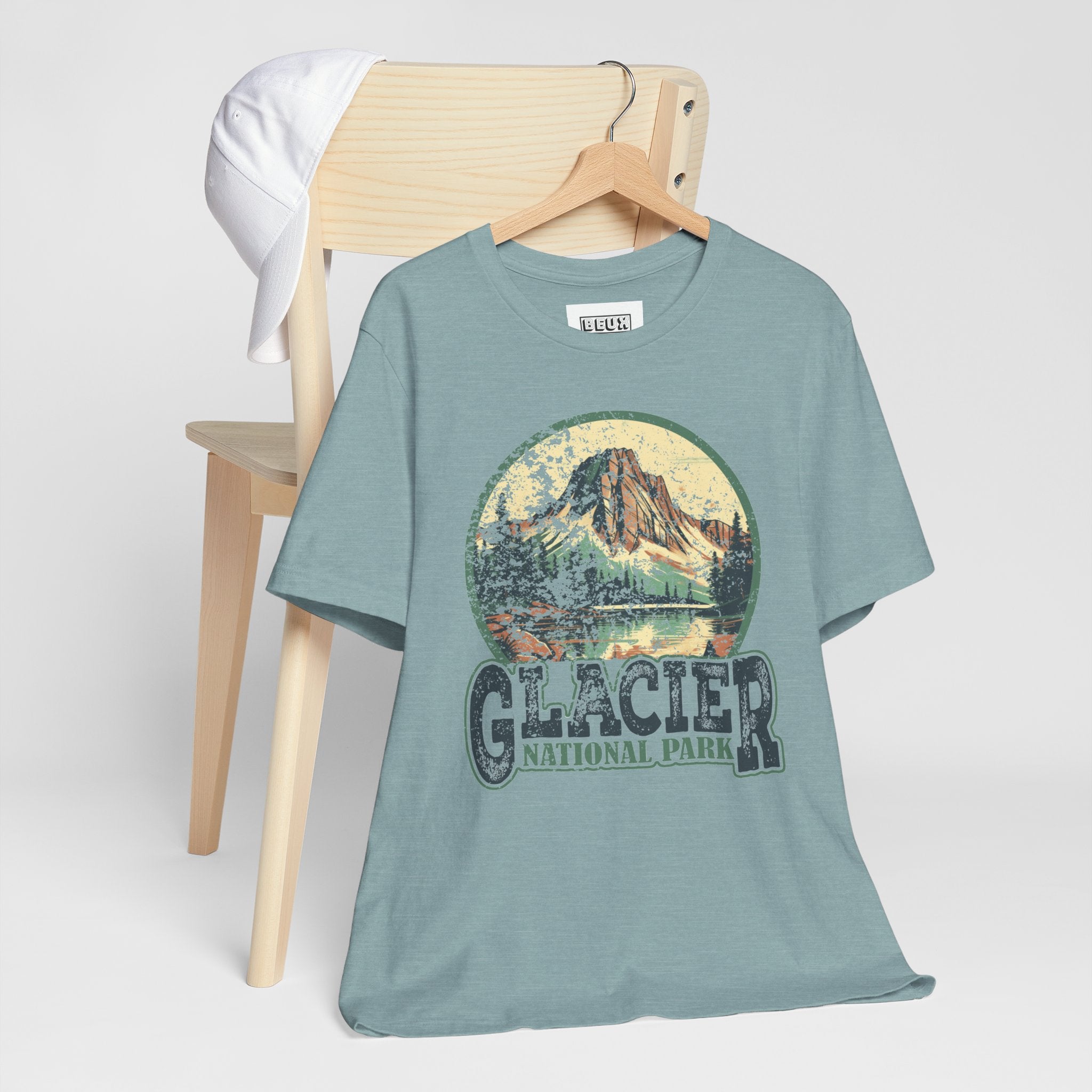 Glacier National Park Retro Tee | Vintage Montana Nature Shirt