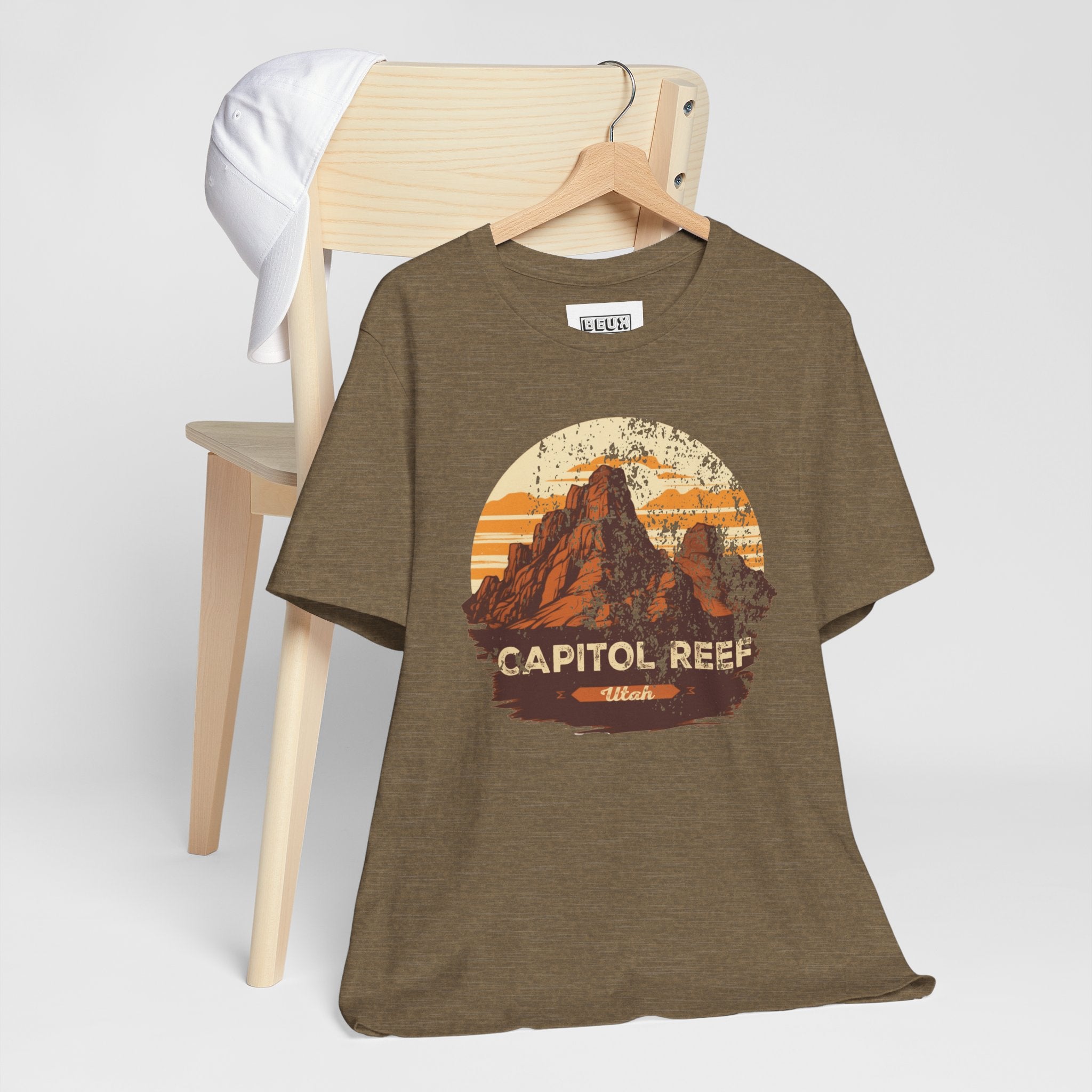 Capitol Reef National Park Retro Tee | Vintage Utah Desert Adventure Shirt