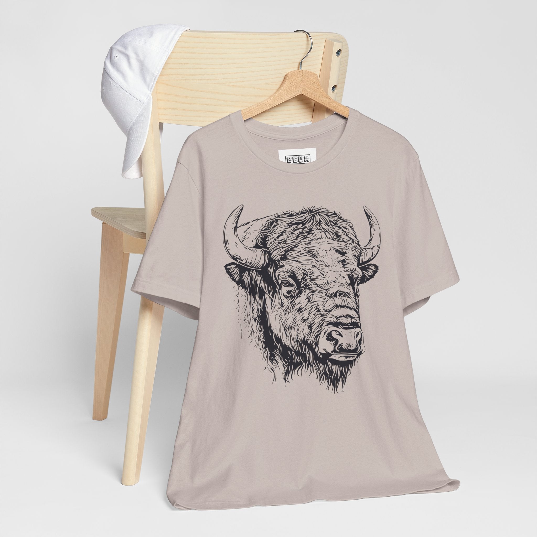 Yellowstone Bison Retro Tee | Vintage Wildlife Adventure Shirt