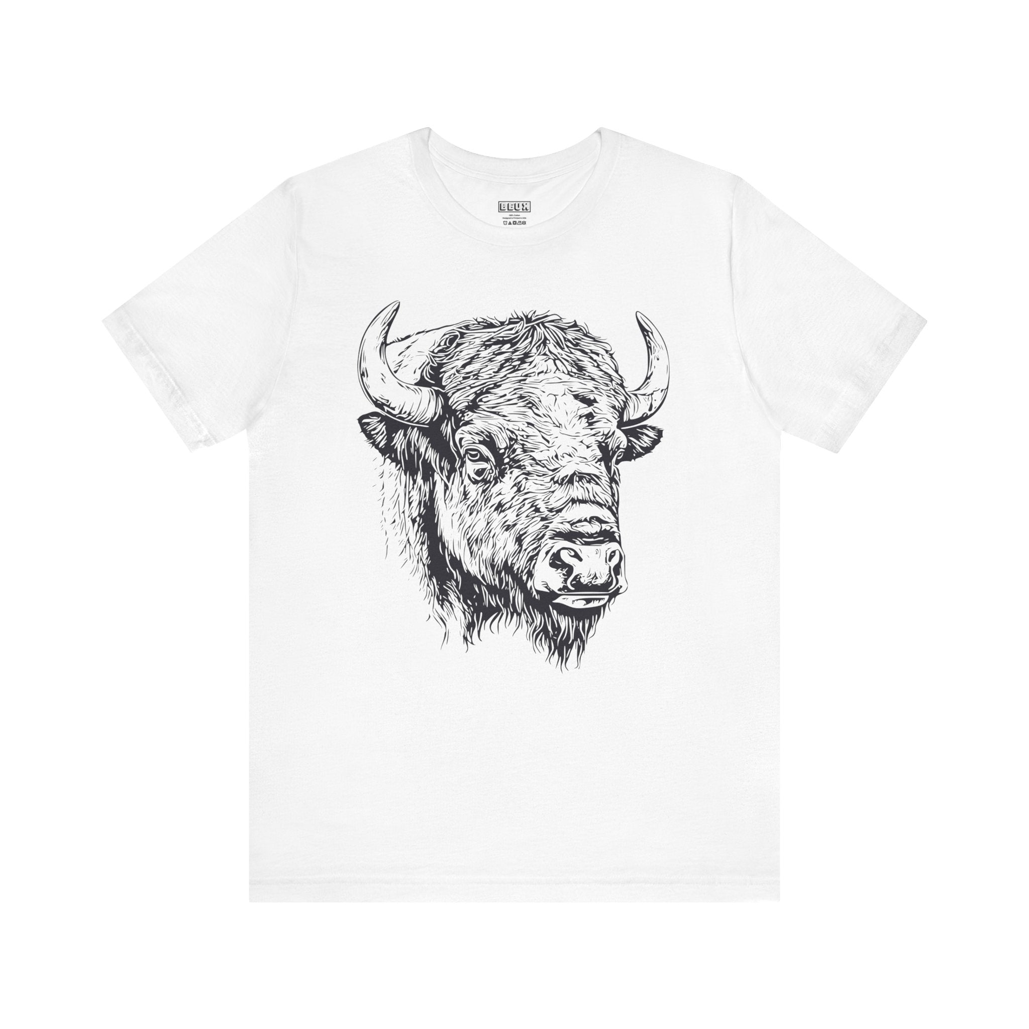 Yellowstone Bison Retro Tee | Vintage Wildlife Adventure Shirt