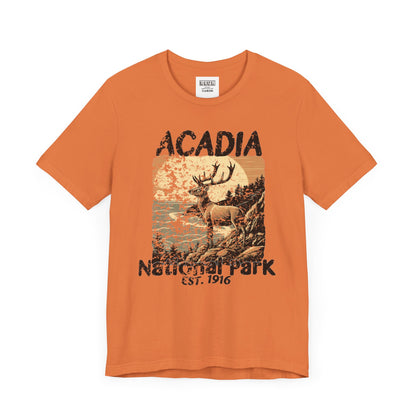 Acadia National Park Retro Tee | Vintage Maine Outdoor Shirt