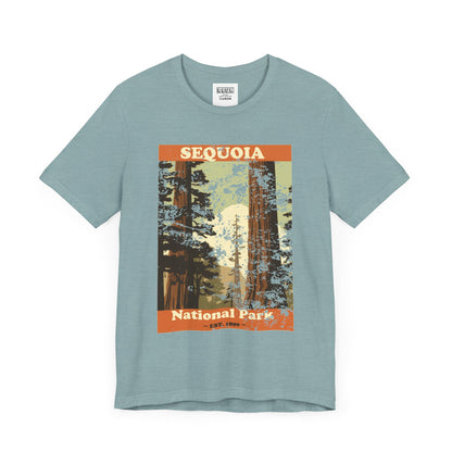 Sequoia National Park Retro Tee | Vintage Giant Trees Adventure Shirt