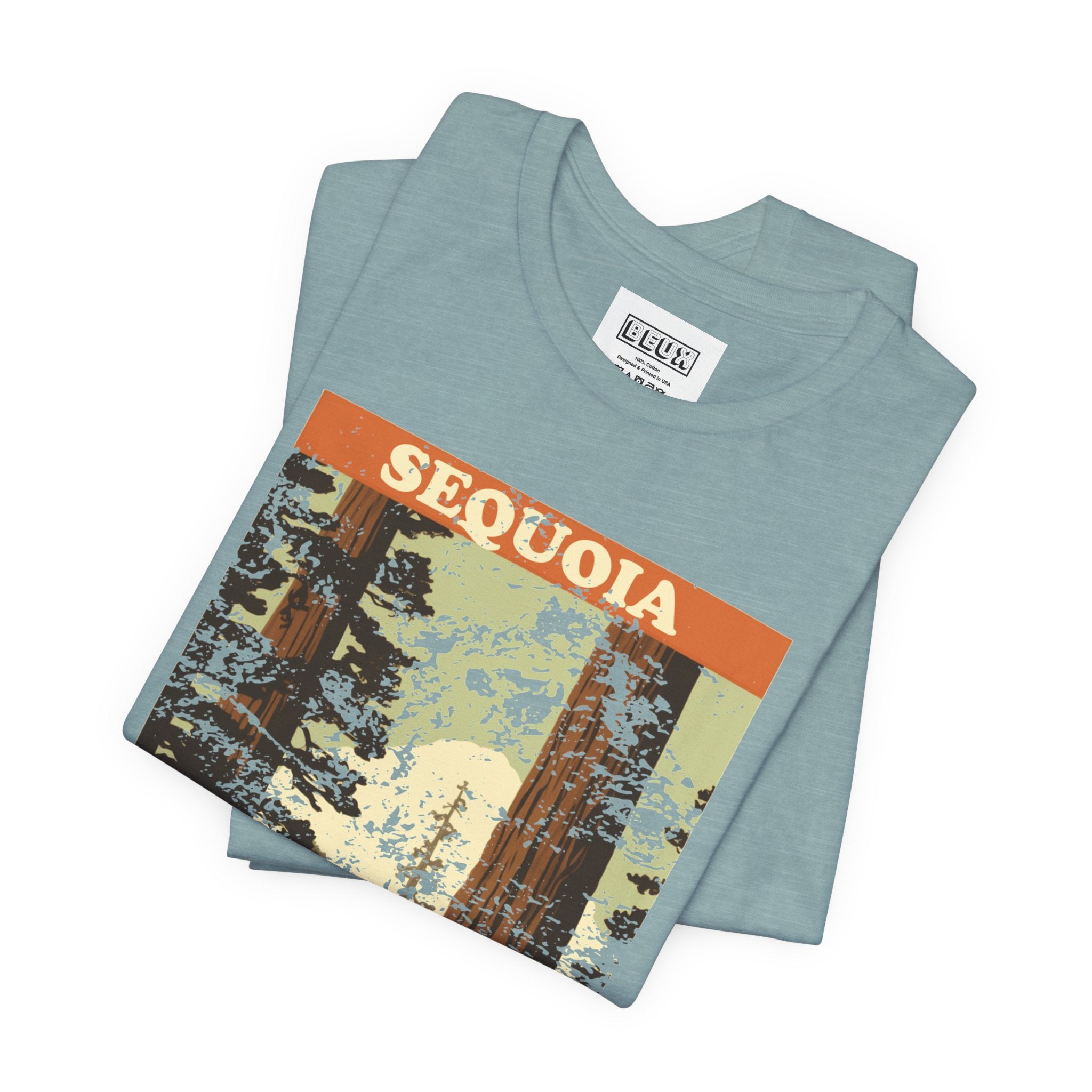 Sequoia National Park Retro Tee | Vintage Giant Trees Adventure Shirt