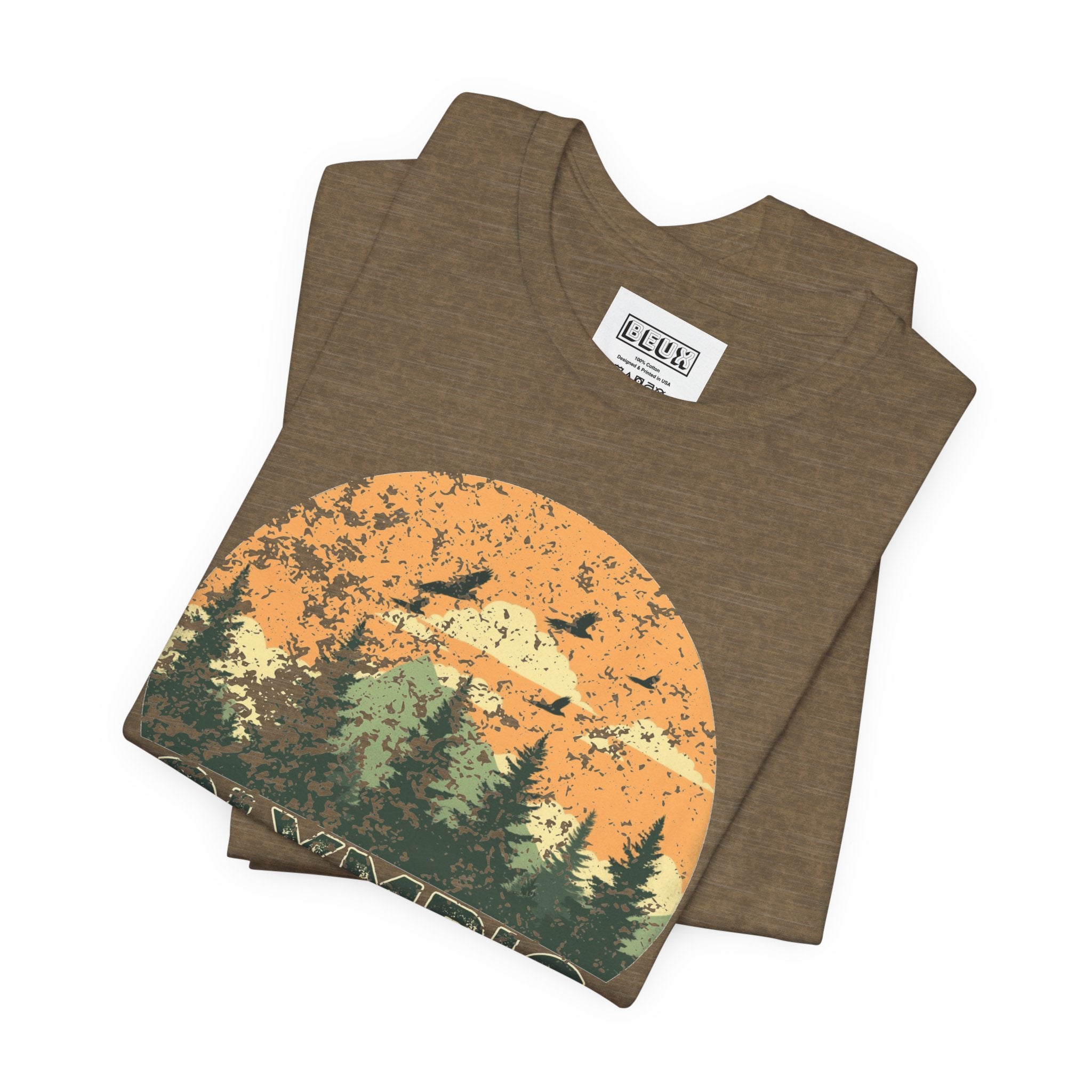 Olympic National Park Retro Tee | Vintage Washington Coastal Adventure Shirt