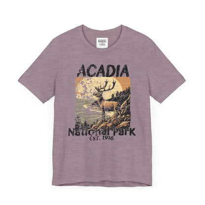 Acadia National Park Retro Tee | Vintage Maine Outdoor Shirt