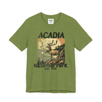 Acadia National Park Retro Tee | Vintage Maine Outdoor Shirt