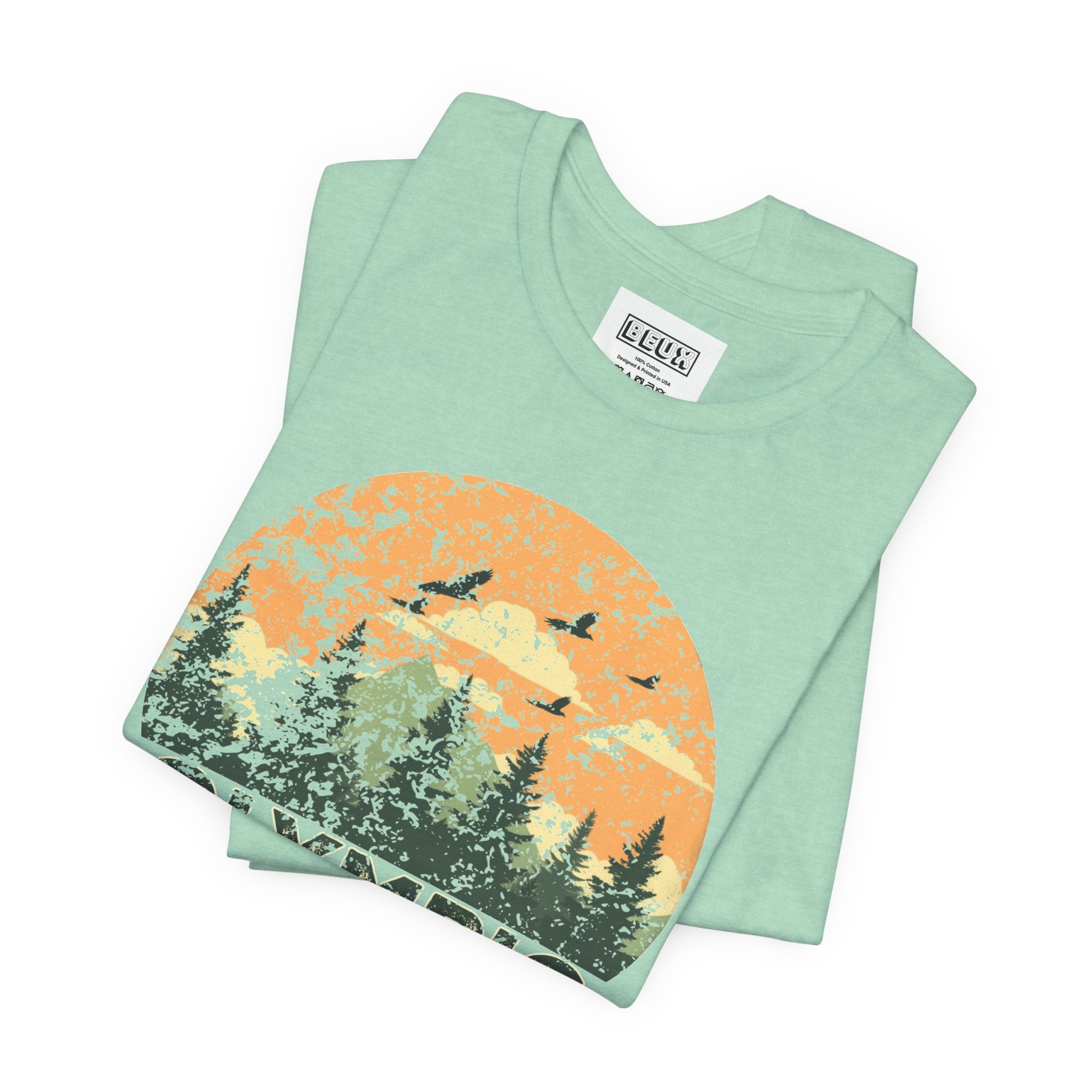 Olympic National Park Retro Tee | Vintage Washington Coastal Adventure Shirt