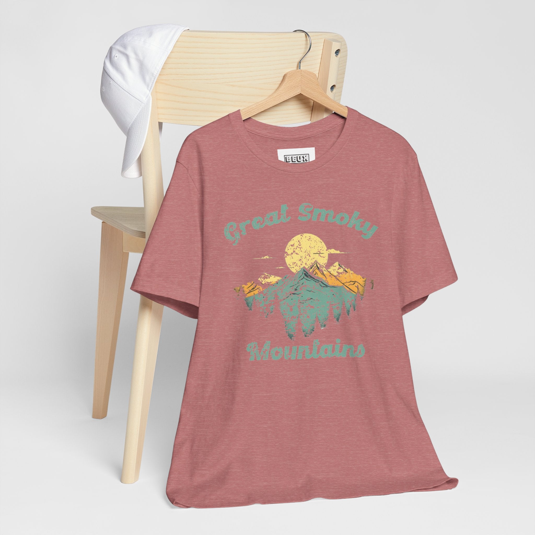 Great Smoky Mountains Retro Tee | Vintage Appalachian Adventure Shirt