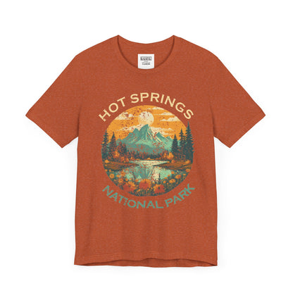 Hot Springs National Park Retro Tee | Vintage Arkansas Adventure Shirt