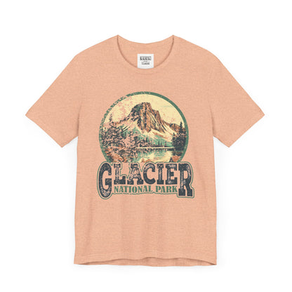 Glacier National Park Retro Tee | Vintage Montana Nature Shirt