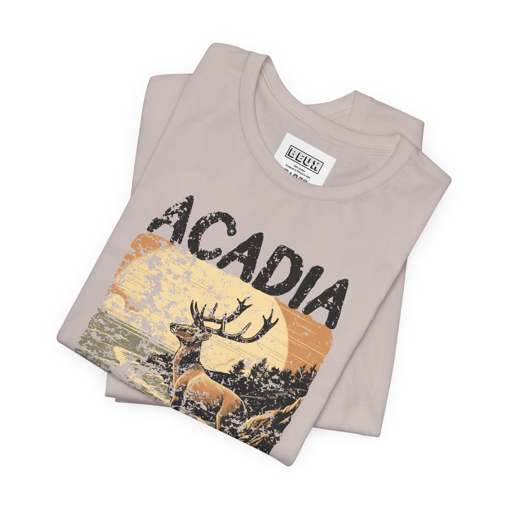 Acadia National Park Retro Tee | Vintage Maine Outdoor Shirt