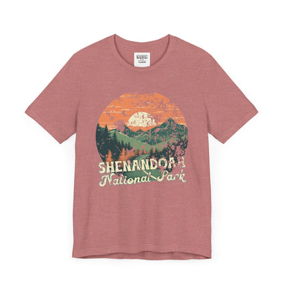 Shenandoah National Park Retro Tee | Vintage Blue Ridge Mountain Shirt