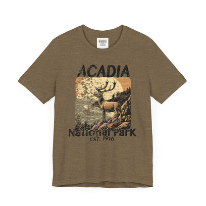 Acadia National Park Retro Tee | Vintage Maine Outdoor Shirt