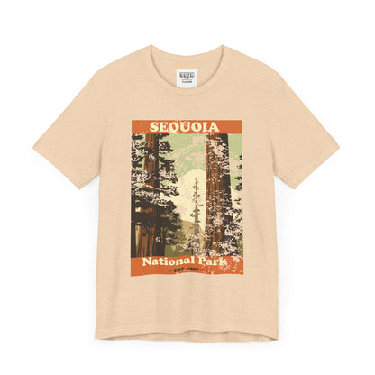 Sequoia National Park Retro Tee | Vintage Giant Trees Adventure Shirt