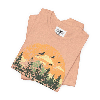 Olympic National Park Retro Tee | Vintage Washington Coastal Adventure Shirt