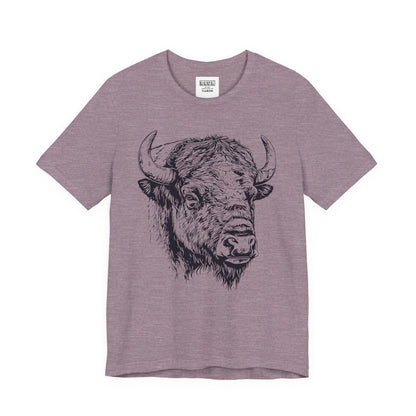 Yellowstone Bison Retro Tee | Vintage Wildlife Adventure Shirt