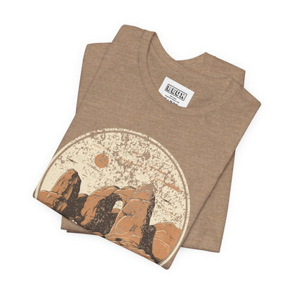 Arches National Park Retro Tee | Vintage Utah Red Rock Adventure Shirt