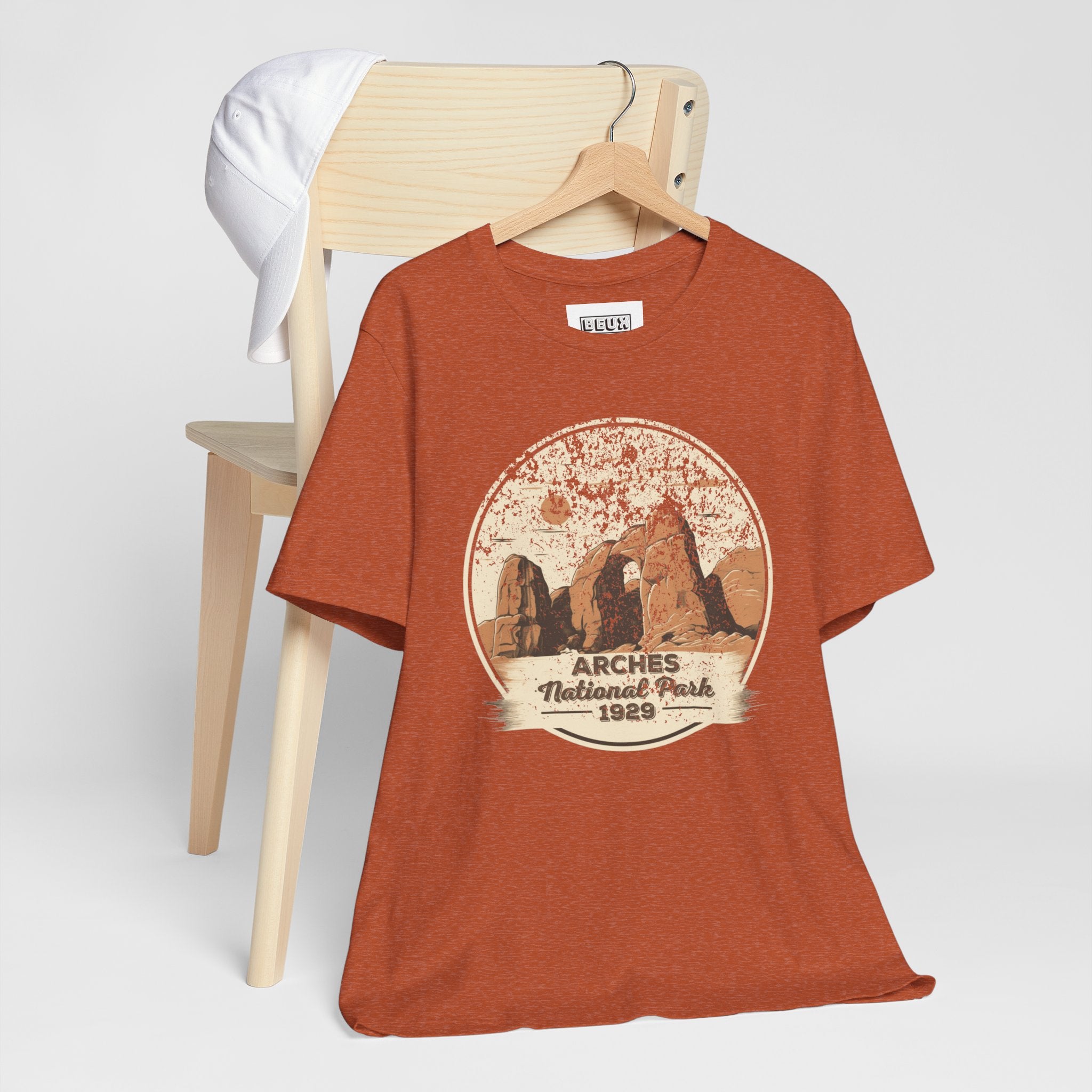 Arches National Park Retro Tee | Vintage Utah Red Rock Adventure Shirt